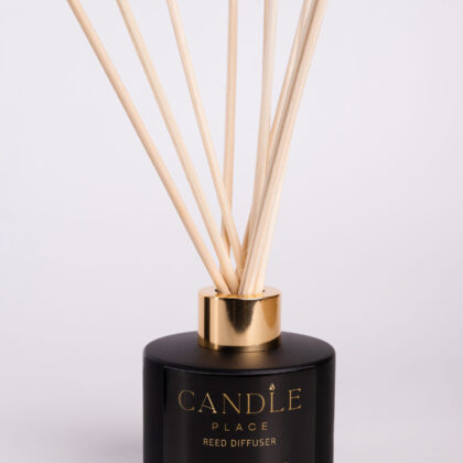 Matte Black Glass Reed Diffuser