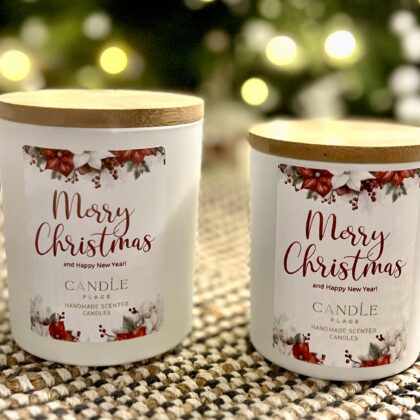 Matte White Glass Christmas